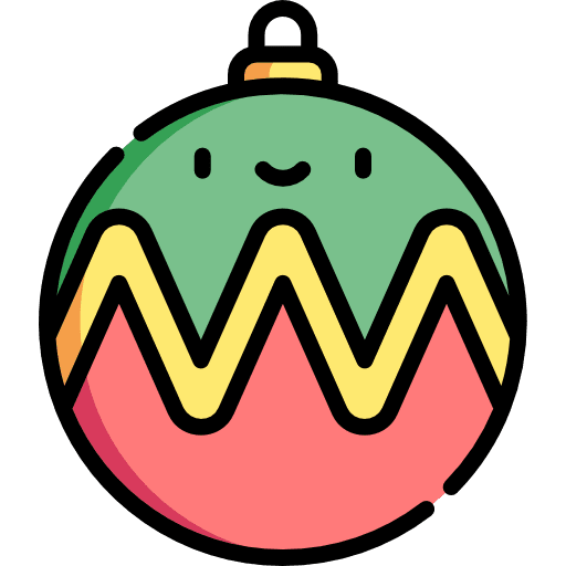 Bauble xmas bauble ball icon