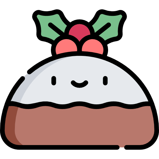 Pudding food and restaurant molded dessert icon