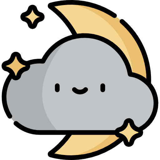 Cloudy sky weather forecast icon