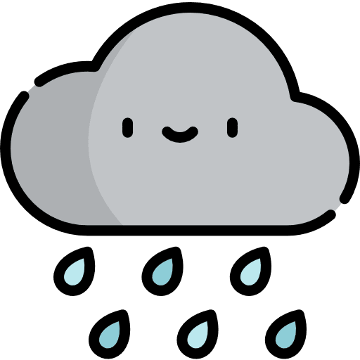 Rainy meteorology sky nature icon