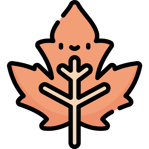 Leaf fall plant nature icon