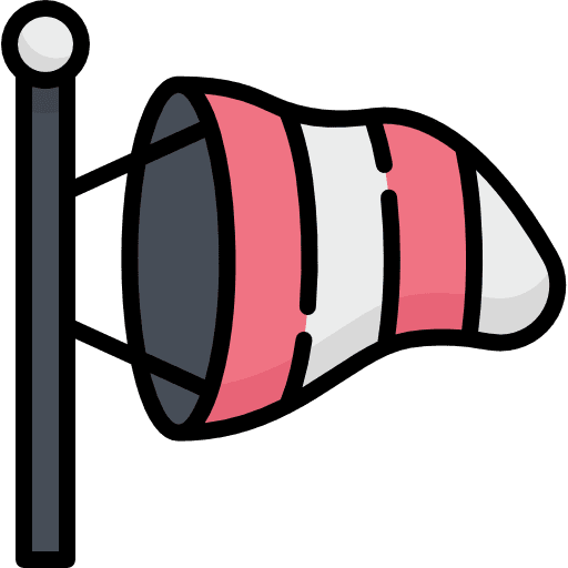 Wind direction weather guide direction icon