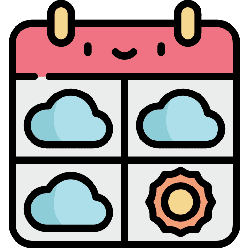 Calendar calendar climate day icon
