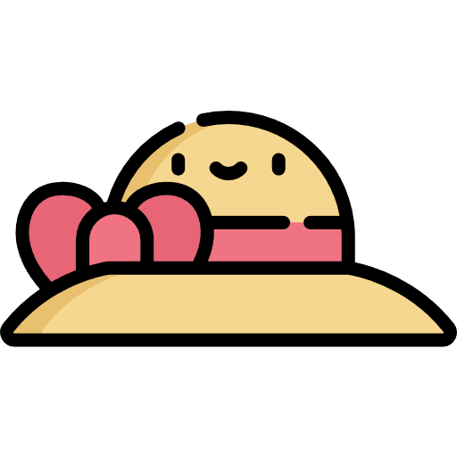 Hat pamela hat fashion hat icon