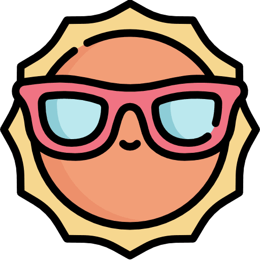 Summer sun sunny summertime icon