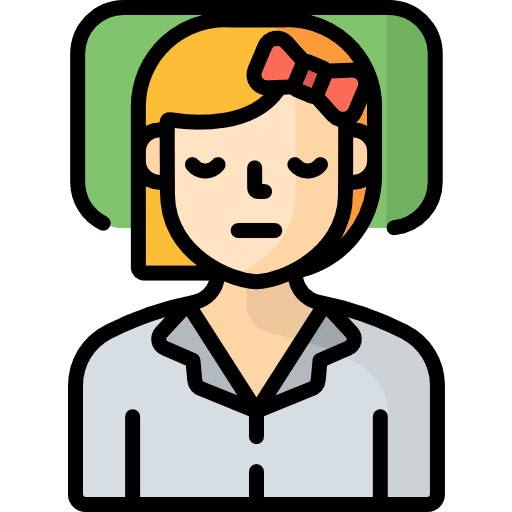 Asleep asleep sleeping woman icon
