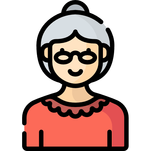 Grandmother profile grandmother avatar icon