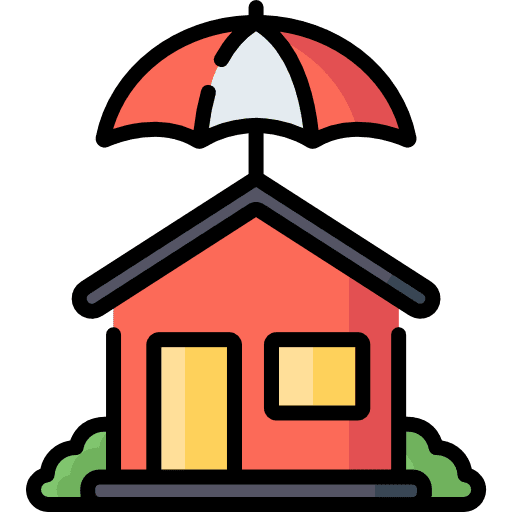 Home insurance insurance home insurance umbrella icon