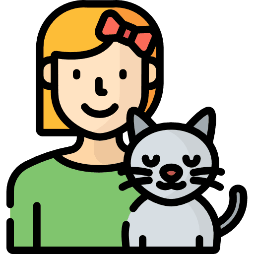 Pet kid young user icon