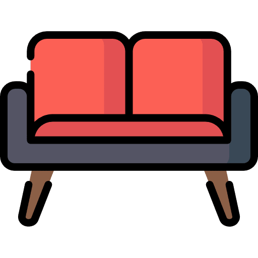 Sofa couch rest furniture icon