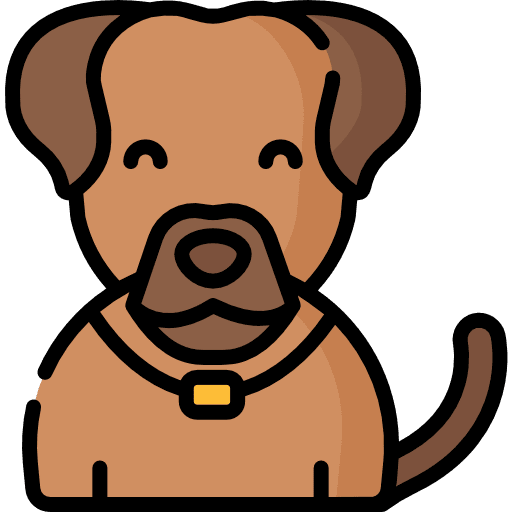 Dog mammal animals pet icon