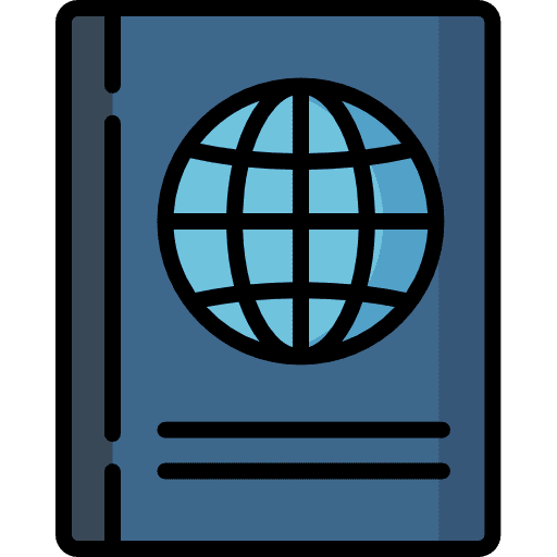 Passport passport travel document icon