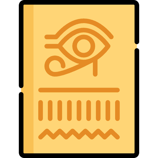 Hieroglyph eye of ra code hieroglyph icon
