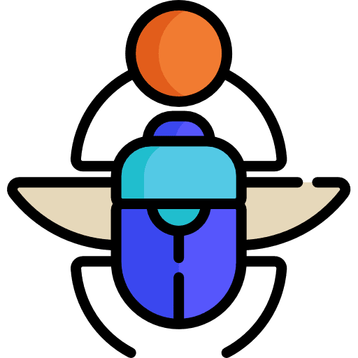 Scarab cultures shapes and symbols scarab icon