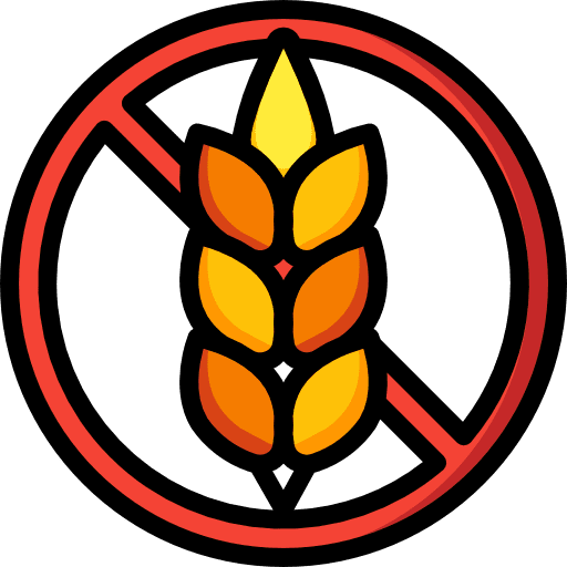 Gluten food and restaurant vegetable grain icon