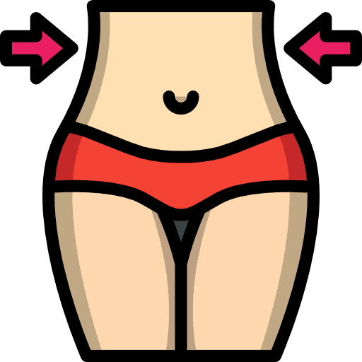Reduce slim beauty slim down icon