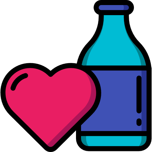 Dairy bottle breakfast organic icon