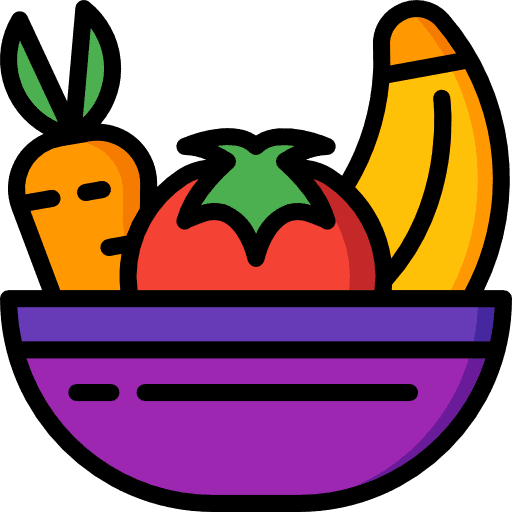 Fruits food nutrition diet icon