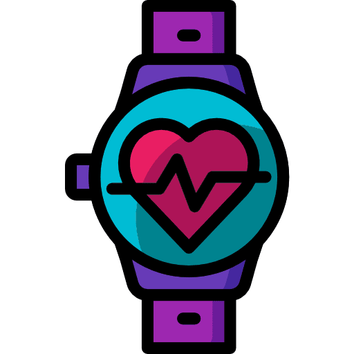 Heart rate technology electronics sports icon