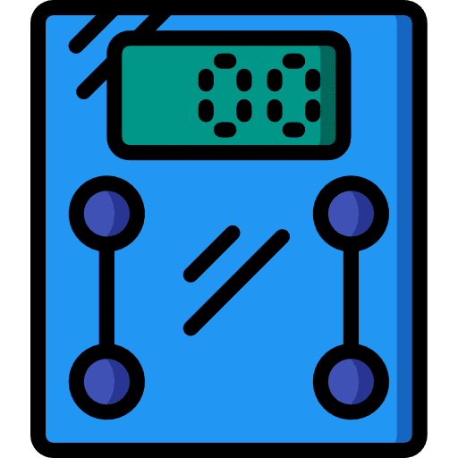 Scale electronics tool weigh scale icon