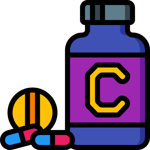 Vitamins pills medical healthcare and medical icon