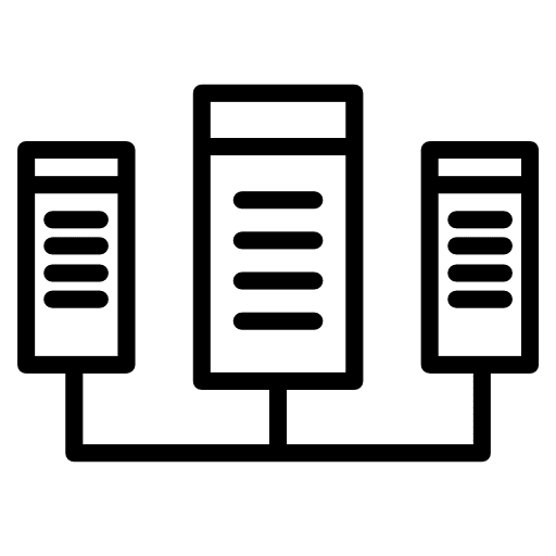 Database ui storage hosting icon