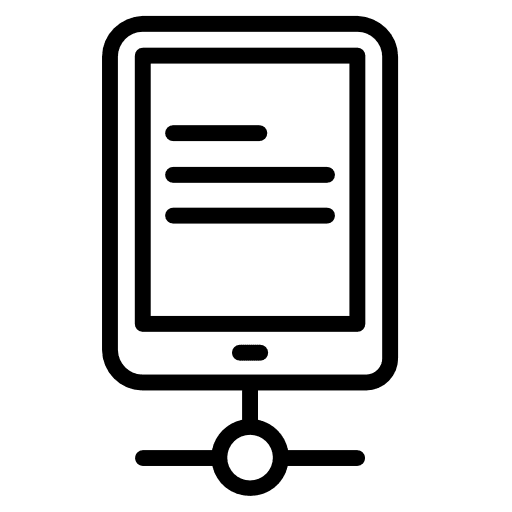 Tablet share ui interface icon