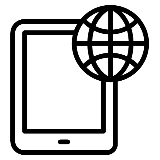 Data cellphone ui smartphone icon