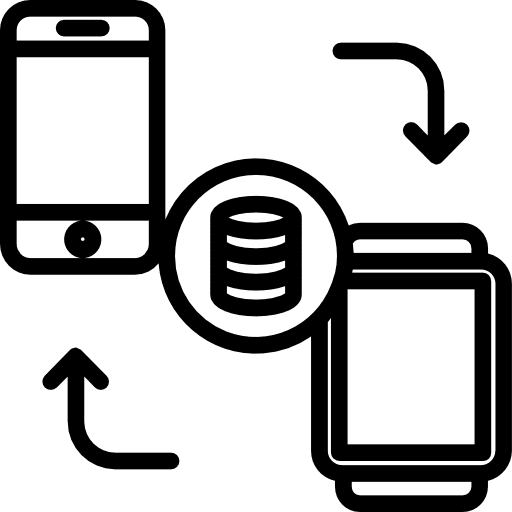 Mobile devices communications ui icon