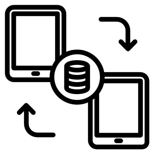 Smartphones communications cellphone tablet icon