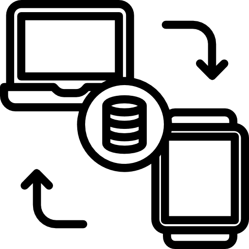 Sync ui arrows multimedia icon