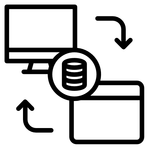 Upload browser ui electronic icon