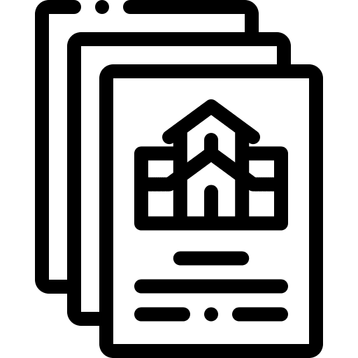 Brochure catalog folded printed icon