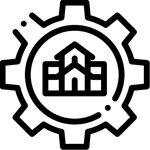 Development for sale real estate house icon