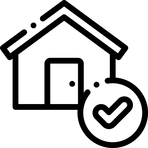 House check mark house check icon