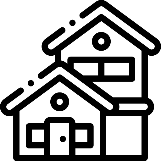 Real estate construction real estate architecture and city icon