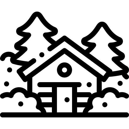 Real estate trees real estate property icon