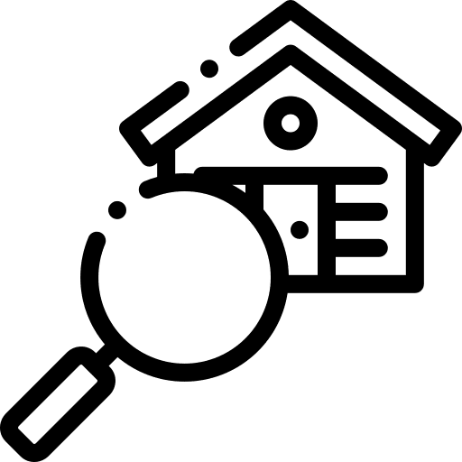 Search loupe tools and utensils magnifying glass icon