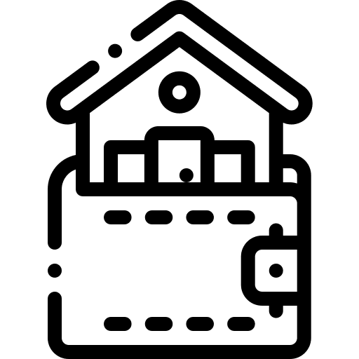 Wallet purse business and finance money icon