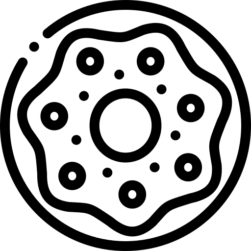 Donut dessert donut food and restaurant icon