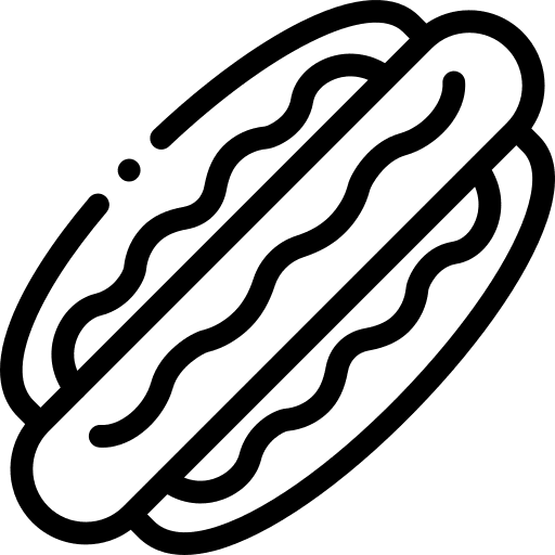 Hot dog hot dog fast food food icon