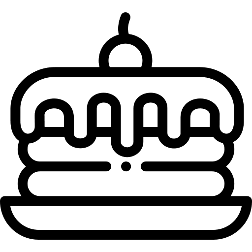 Pancake food and restaurant food french icon