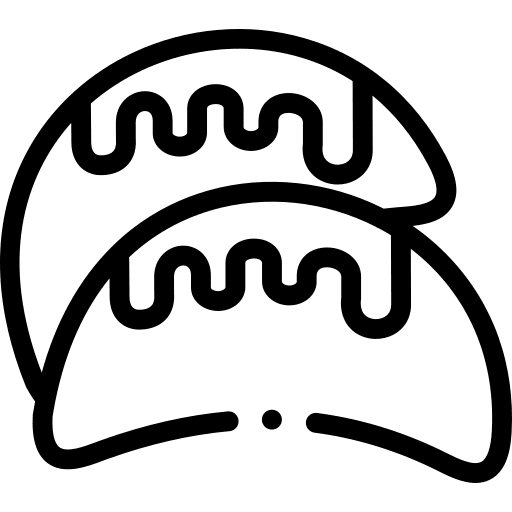 Pastry food pie bread icon