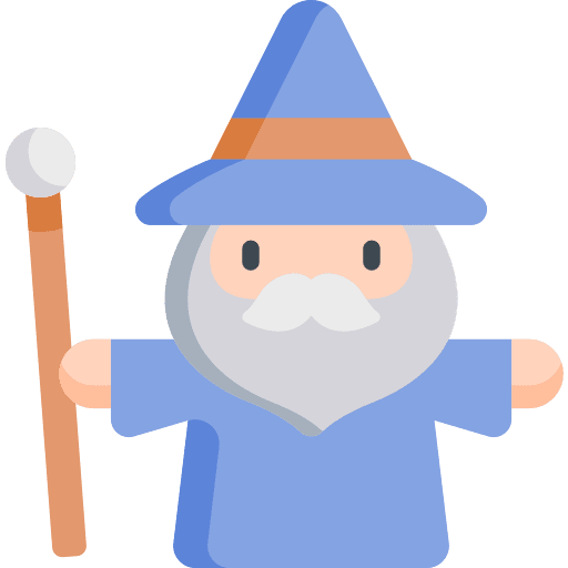 Wizard wizard user legend icon