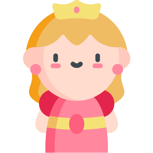 Princess people character fairy tale icon