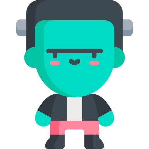 Frankenstein people halloween monster icon