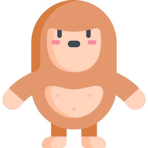 Bigfoot profile costume character icon