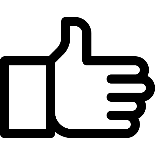 Chef hands and gestures food and restaurant recommended icon