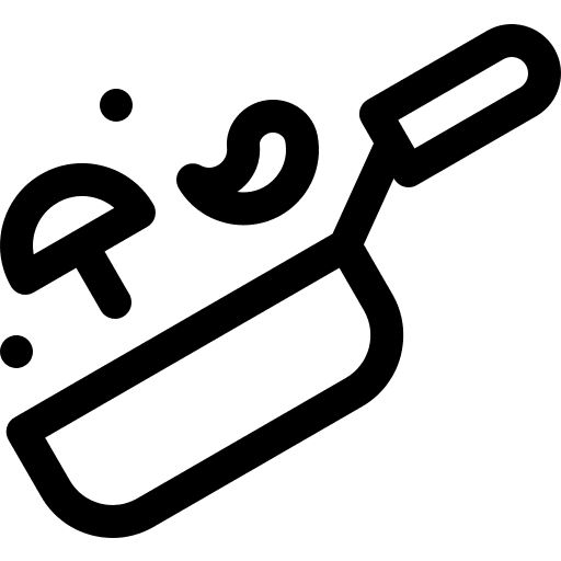 Cooking frying fire pan icon