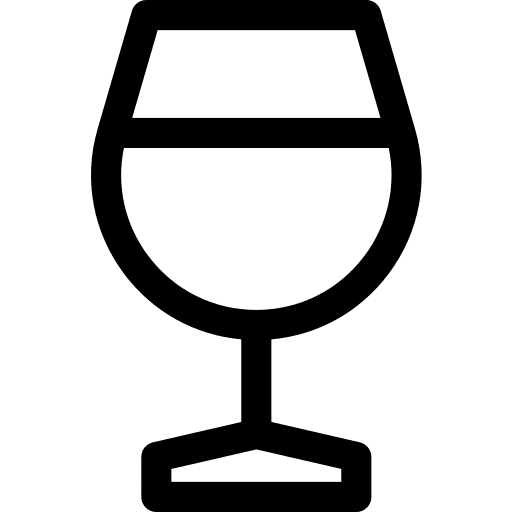 Wine glass food and restaurant beverage wine icon